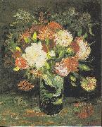 Vincent Van Gogh Vase with Carnations oil painting on canvas